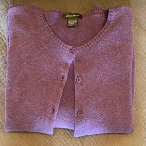 Eddie Bauer Cardigan Women’s XXL Plum